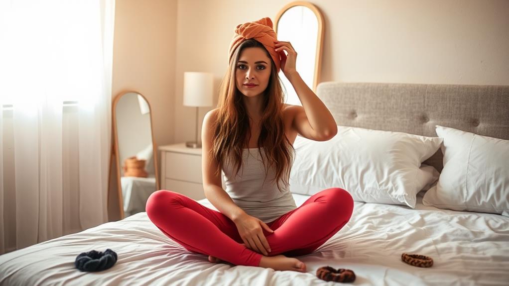 leggings curling training method