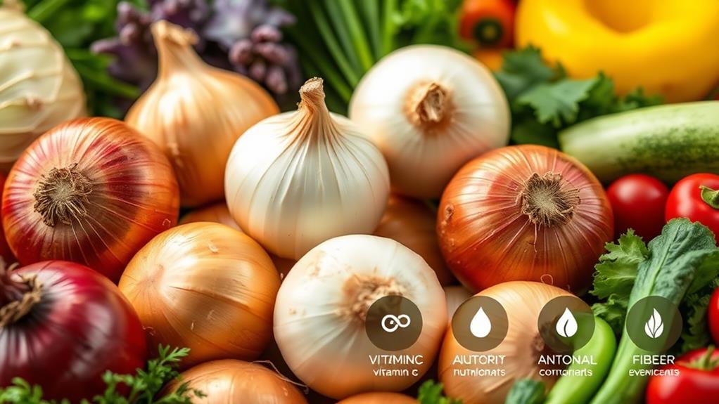 onions nutritional composition overview